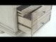 Lettner Light Gray Nightstand