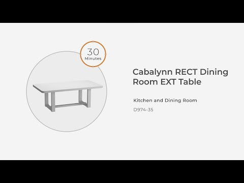Cabalynn Light Brown Dining Extension Table