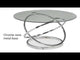 Hollynyx Chrome Finish Table