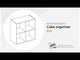 Piperton Tan Four Cube Organizer
