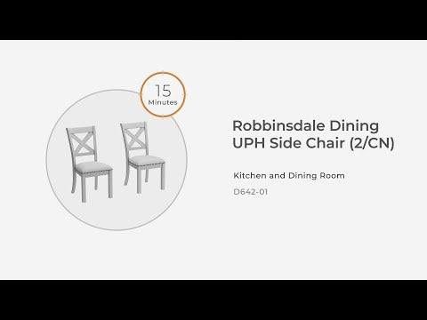 Robbinsdale Antique White Dining Chair, Set of 2