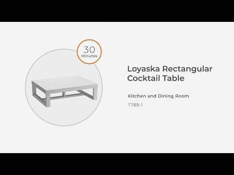 Loyaska Brown/Ivory Coffee Table