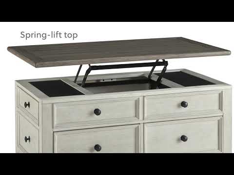 Bolanburg Two-tone Coffee Table with Lift Top