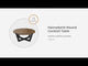 Hanneforth Brown/Black Coffee Table