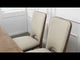 Mesa de comedor Cockrell marrón y beige con hoja de 18 pulgadas