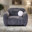 Previti Dark Gray Chair by Furniture of America at Eve Furniture