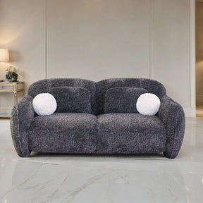 Previti Dark Gray Loveseat by Furniture of America at Eve Furniture
