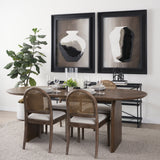 Price Small Matte Black-Brown Metal w/ Glass Hurricane Candle Holder by Mercana at Eve Furniture