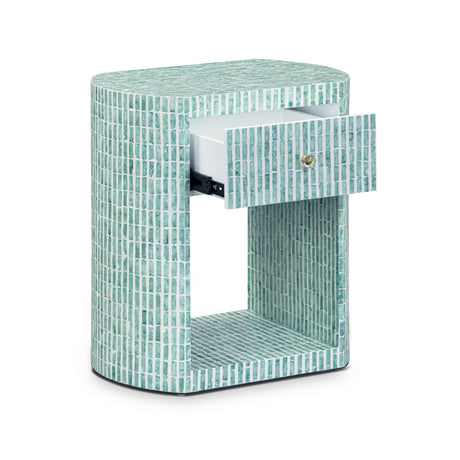 Prim 20" Capiz Shell Nightstand by TOV Furniture at Eve Furniture