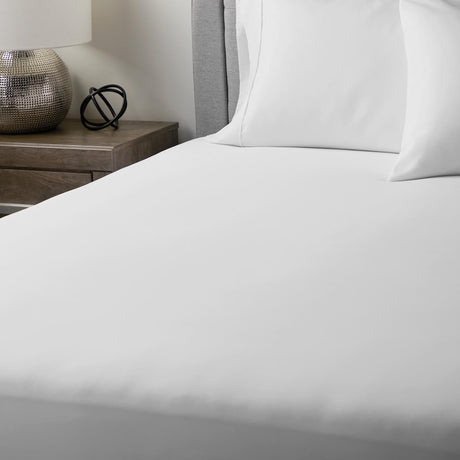 Prime White King Mattress Protector by Malouf at Eve Furniture