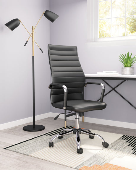 Primero Black Office Chair by Zuomod at Eve Furniture