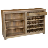 Prism Bar Cabinet - Natural by Classic Home at Eve Furniture