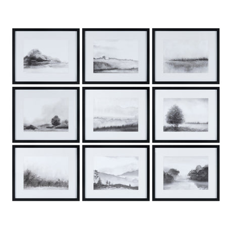 Pritchard Black/White Print by Crestview at Eve Furniture