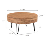 Privado Natural Storage Coffee Table by Moe's Home at Eve Furniture