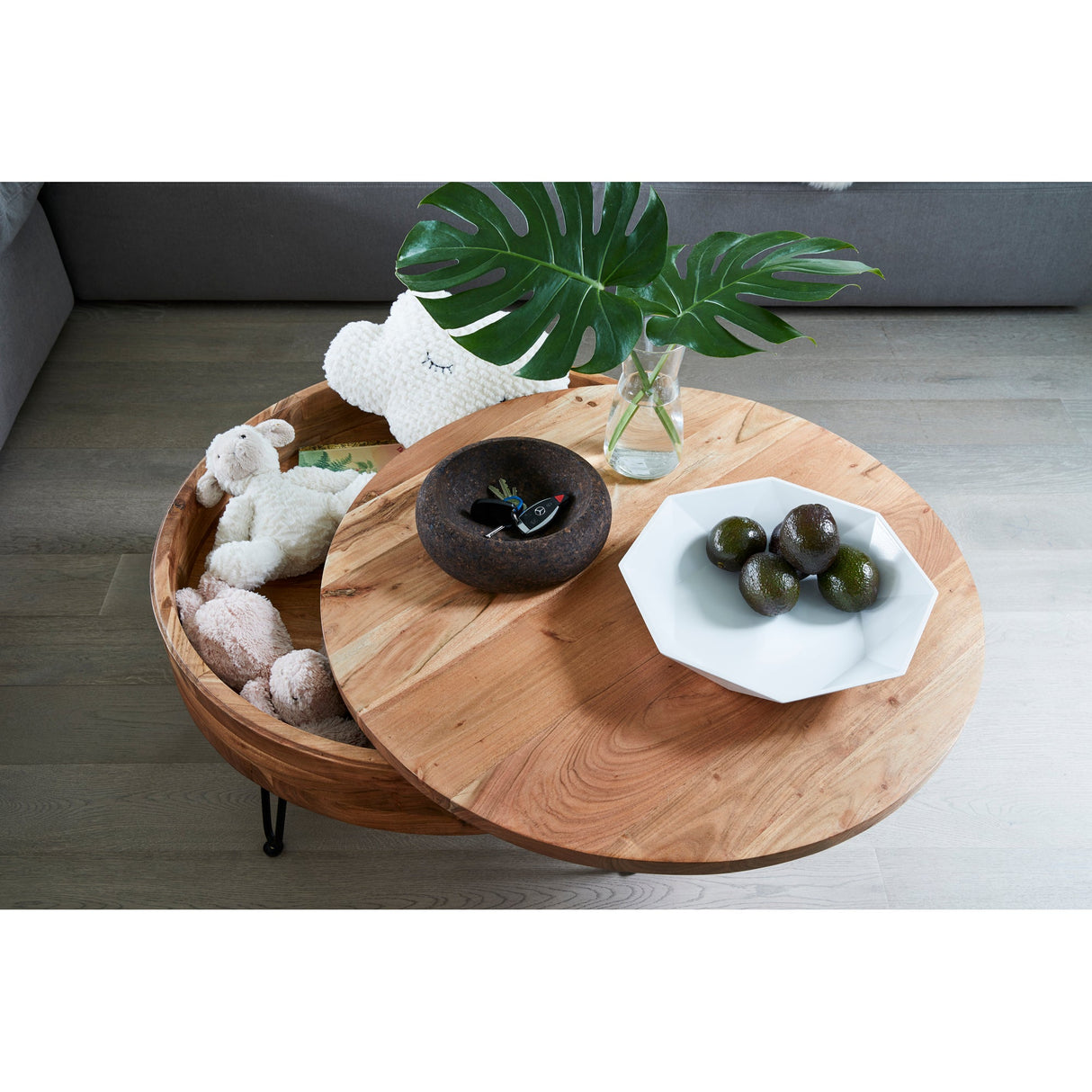 Privado Natural Storage Coffee Table by Moe's Home at Eve Furniture