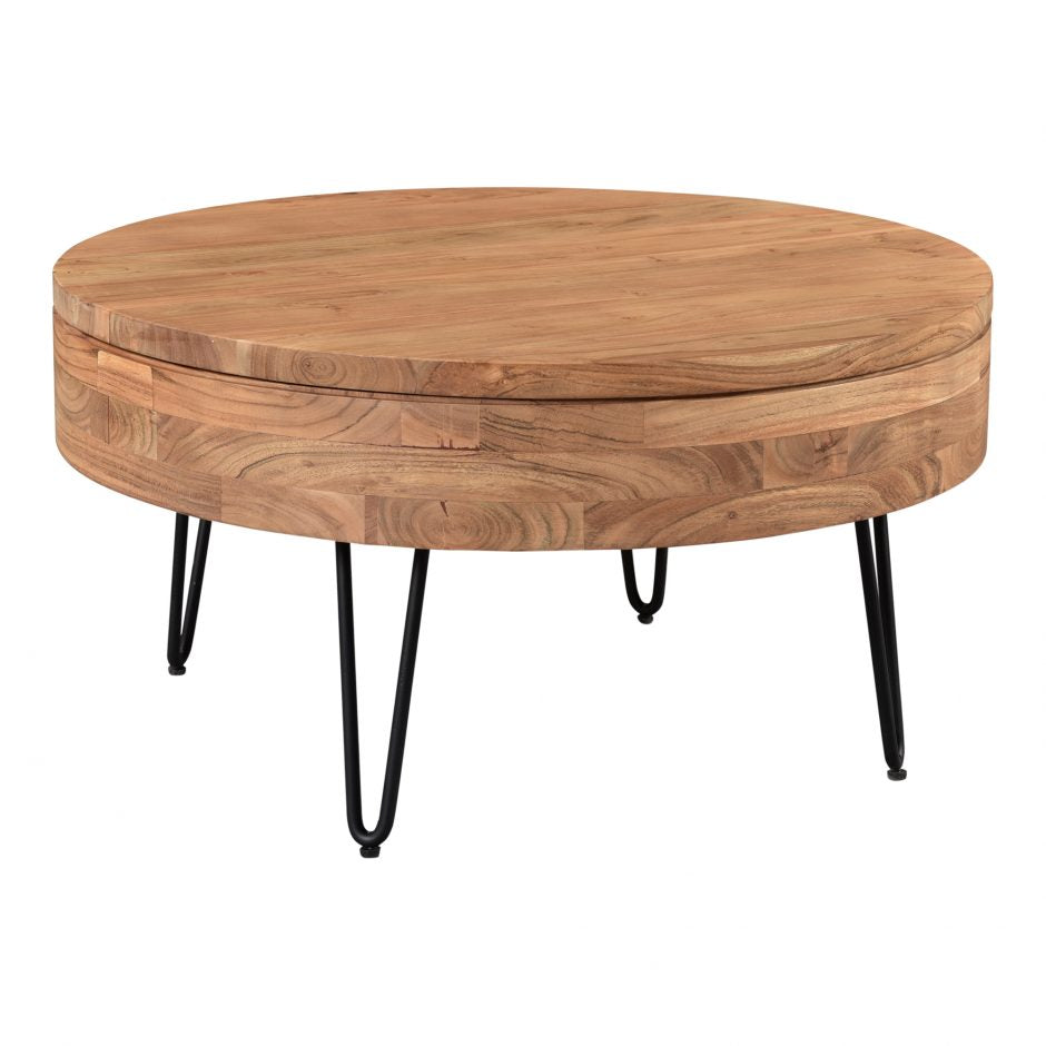 Privado Storage Coffee Table Natural by Moe's Home at Eve Furniture