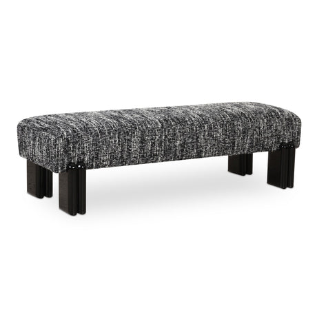 Priya Black Bench by MOES at Eve Furniture