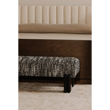 Priya Black Bench by MOES at Eve Furniture