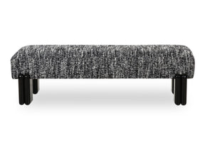 Priya Black Bench by MOES at Eve Furniture