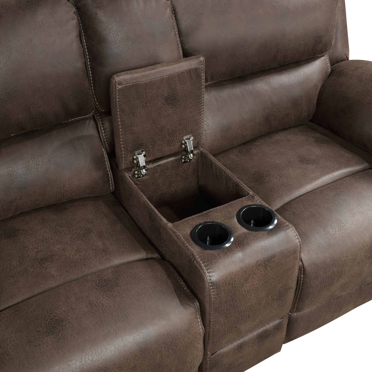 Proctor Brown 2-Piece Power Double Reclining Set by Homelegance at Eve Furniture