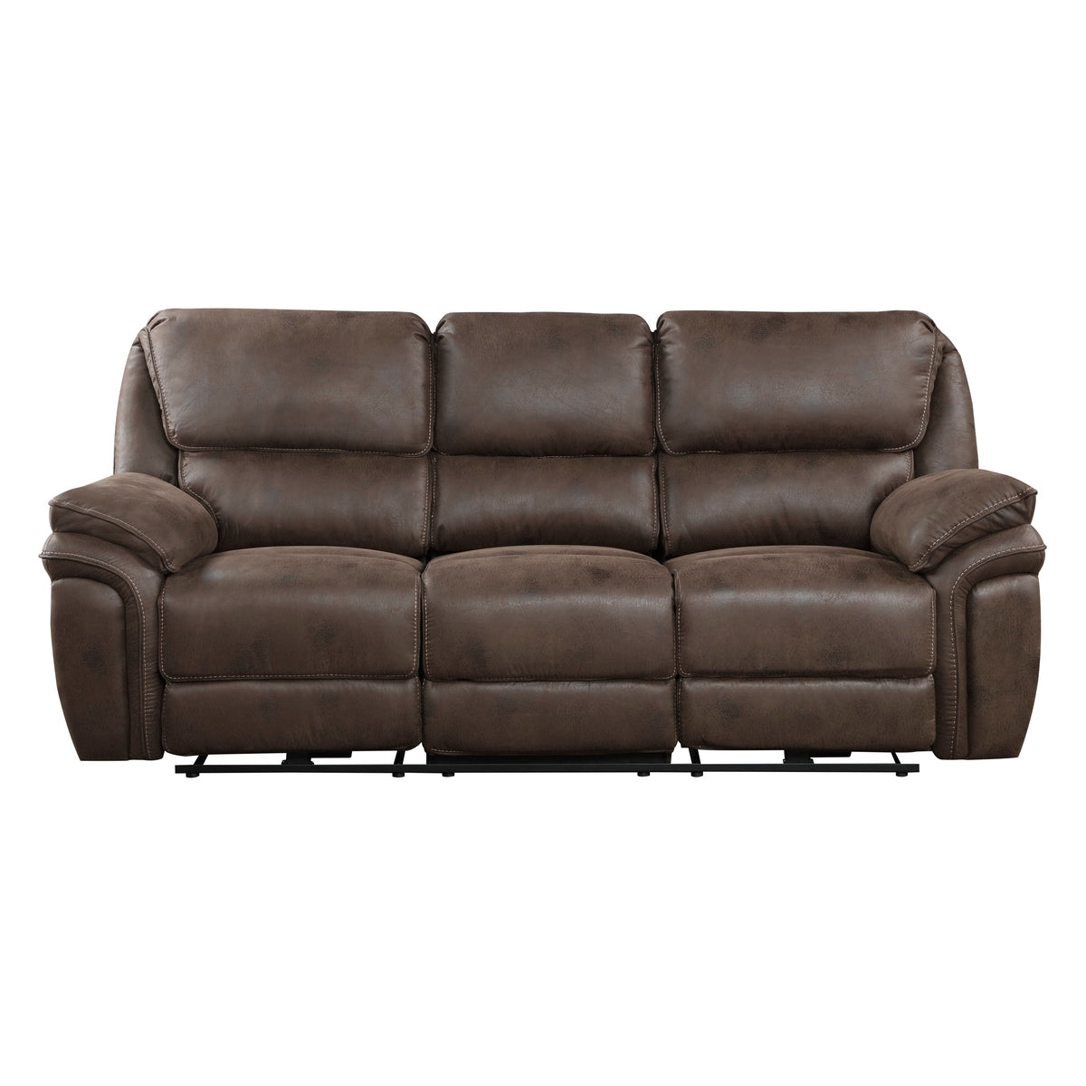 Proctor Brown 2-Piece Power Double Reclining Set by Homelegance at Eve Furniture