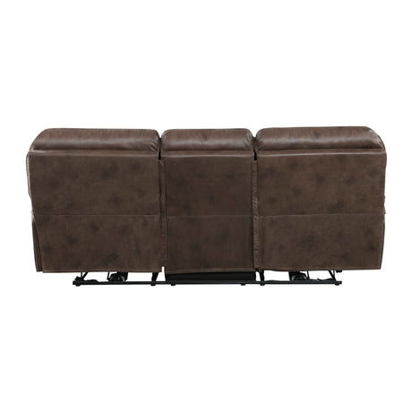 Proctor Brown 2-Piece Power Double Reclining Set by Homelegance at Eve Furniture