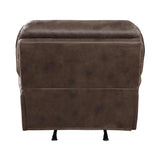 Proctor Brown Microfiber Rocker Reclining Chair by Homelegance at Eve Furniture