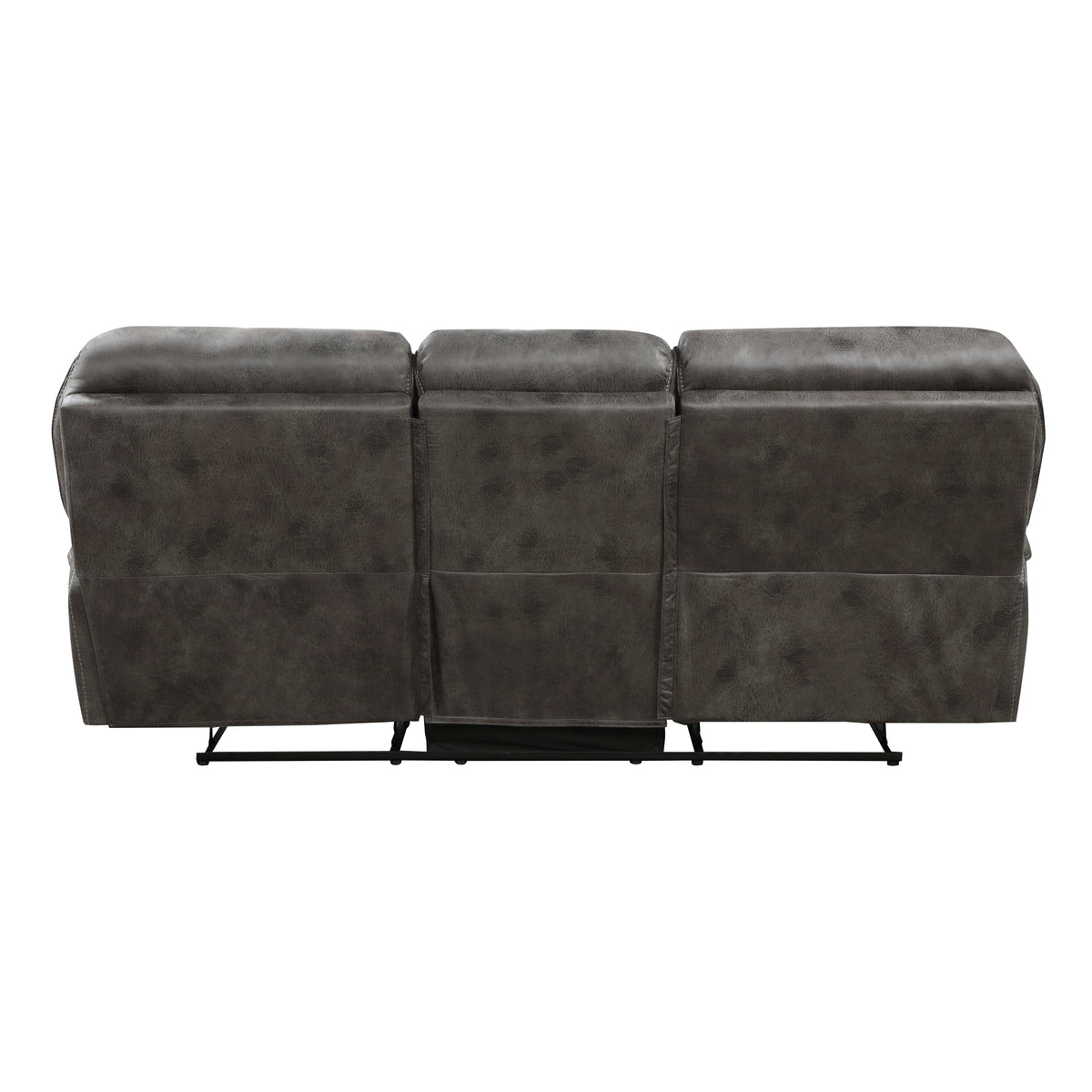 Proctor Gray 2-Piece Microfiber Double Reclining Set by Homelegance at Eve Furniture