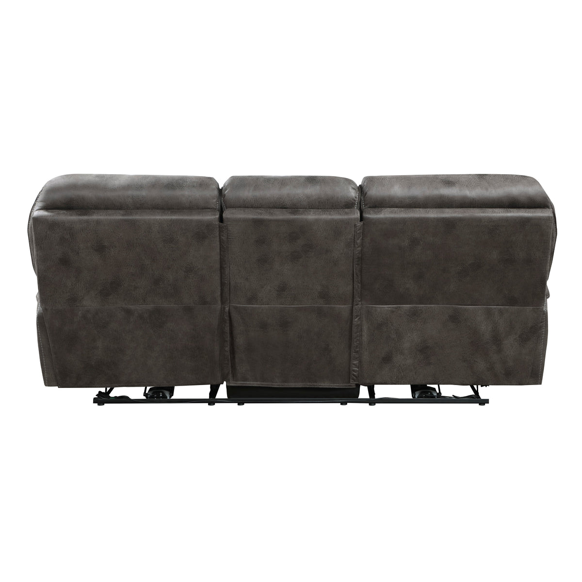 Proctor Gray Microfiber Power Double Reclining Living Room Set by Homelegance at Eve Furniture