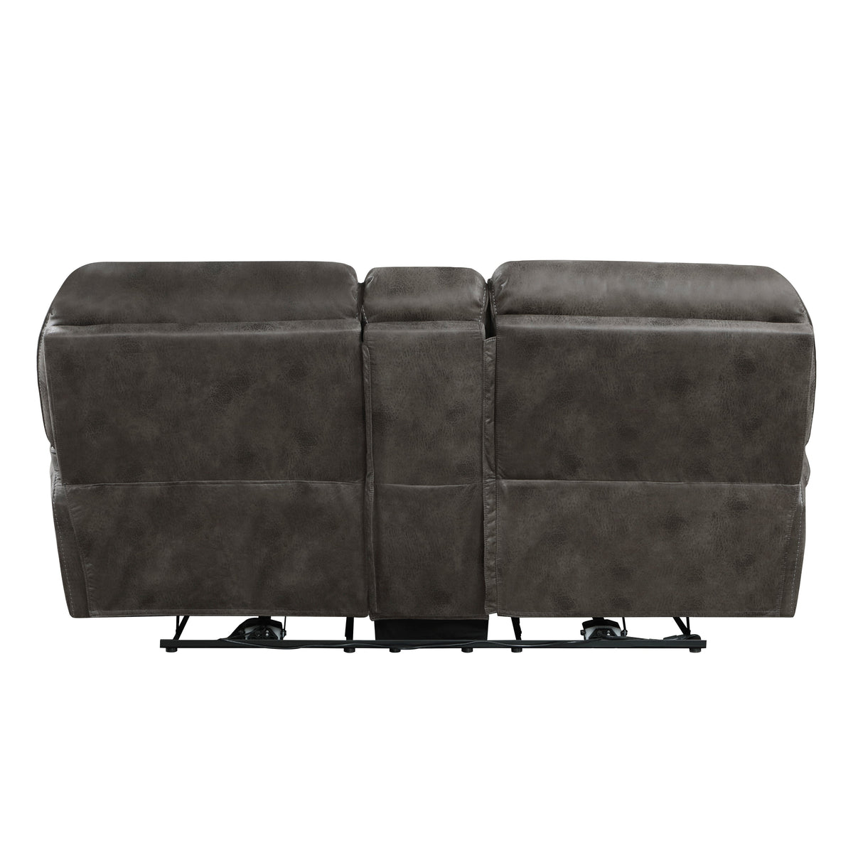 Proctor Gray Microfiber Power Double Reclining Living Room Set by Homelegance at Eve Furniture