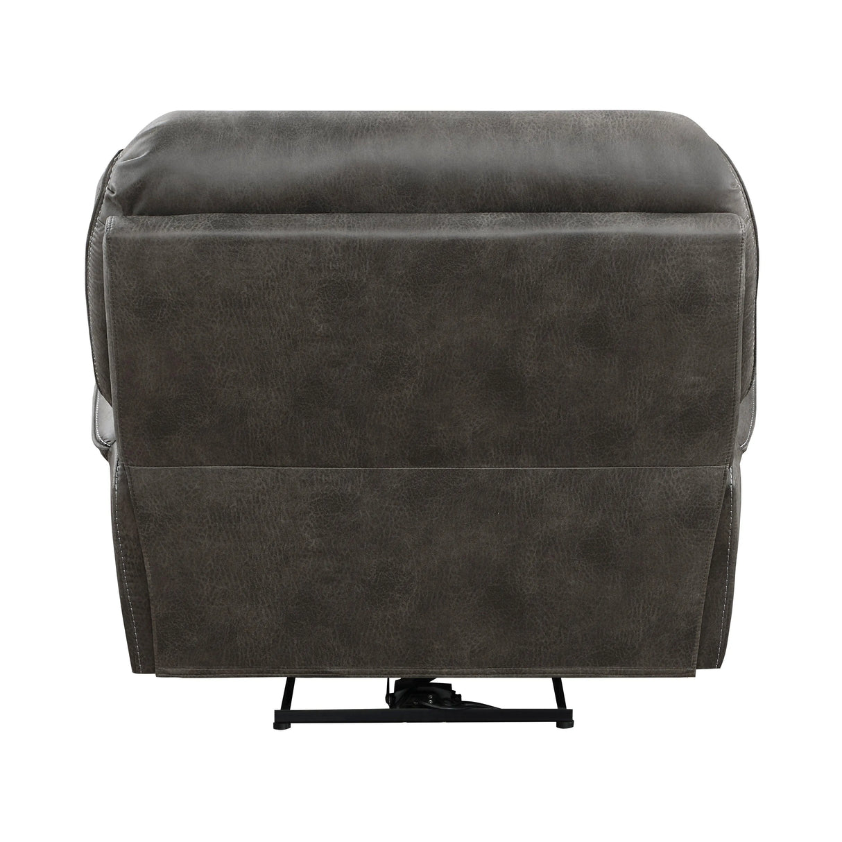 Proctor Gray Microfiber Power Reclining Chair by Homelegance at Eve Furniture
