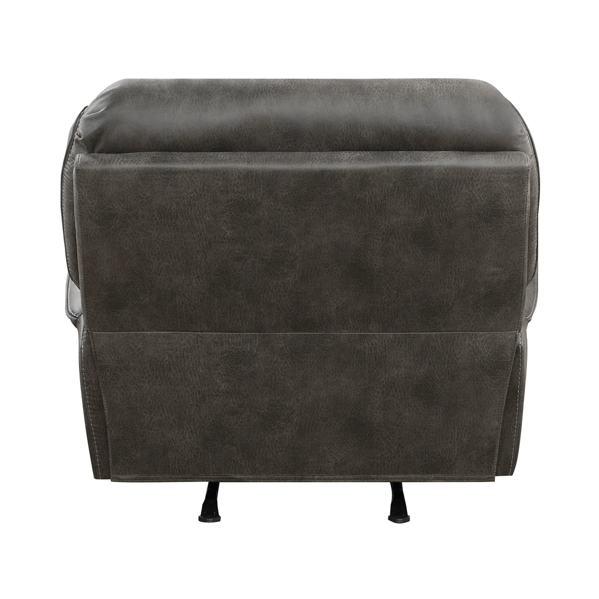 Proctor Gray Microfiber Rocker Reclining Chair by Homelegance at Eve Furniture