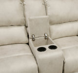 Proctor Pawter 2-Piece Power Double Reclining Set by Homelegance at Eve Furniture