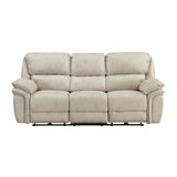 Proctor Pawter 2-Piece Power Double Reclining Set by Homelegance at Eve Furniture