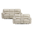 Proctor Pawter 2-Piece Power Double Reclining Set by Homelegance at Eve Furniture