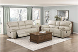 Proctor Pawter Double Reclining Sofa by Homelegance at Eve Furniture