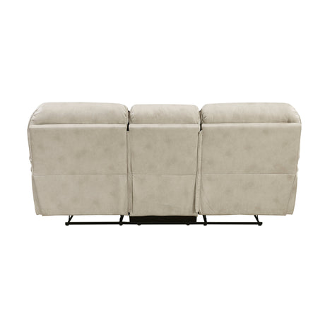 Proctor Pawter Double Reclining Sofa by Homelegance at Eve Furniture