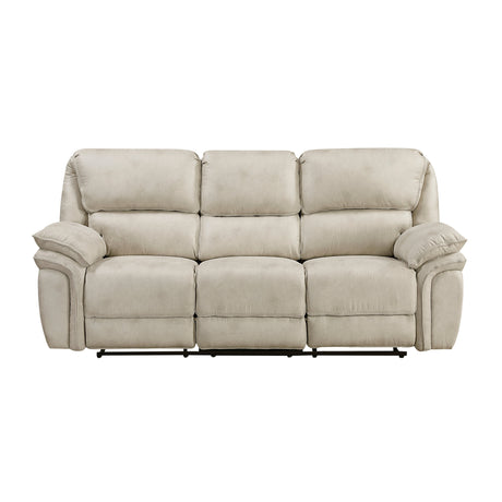 Proctor Pawter Double Reclining Sofa by Homelegance at Eve Furniture