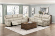Proctor Pawter Power Double Reclining Living Room Set by Homelegance at Eve Furniture