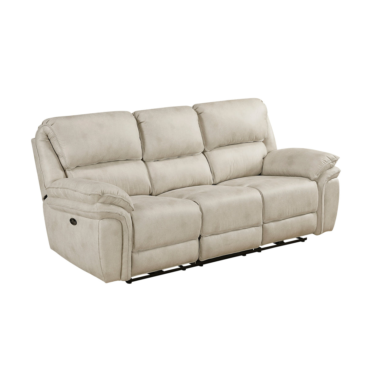 Proctor Pawter Power Double Reclining Sofa by Homelegance at Eve Furniture