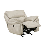 Proctor Pawter Rocker Reclining Chair by Homelegance at Eve Furniture