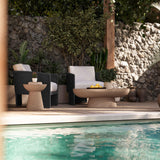 Alexa Rattan Performance Fabric Outdoor Armchair by TOV Furniture at Eve Furniture