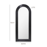 Tanya Rattan 70" Floor Mirror by TOV Furniture at Eve Furniture