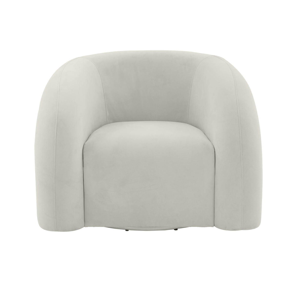 Slipper Upholstered Swivel Chair by TOV Furniture at Eve Furniture