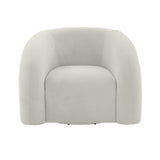 Slipper Upholstered Swivel Chair by TOV Furniture at Eve Furniture
