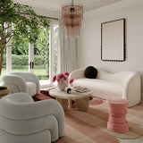 Bounce Ruched Velvet Adjustable Ottoman by TOV Furniture at Eve Furniture