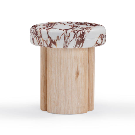 Sheila Textured Concrete Indoor / Outdoor Side Table by TOV Furniture at Eve Furniture