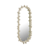 Bubbles Ivory Oval Wall Mirror by TOV Furniture at Eve Furniture