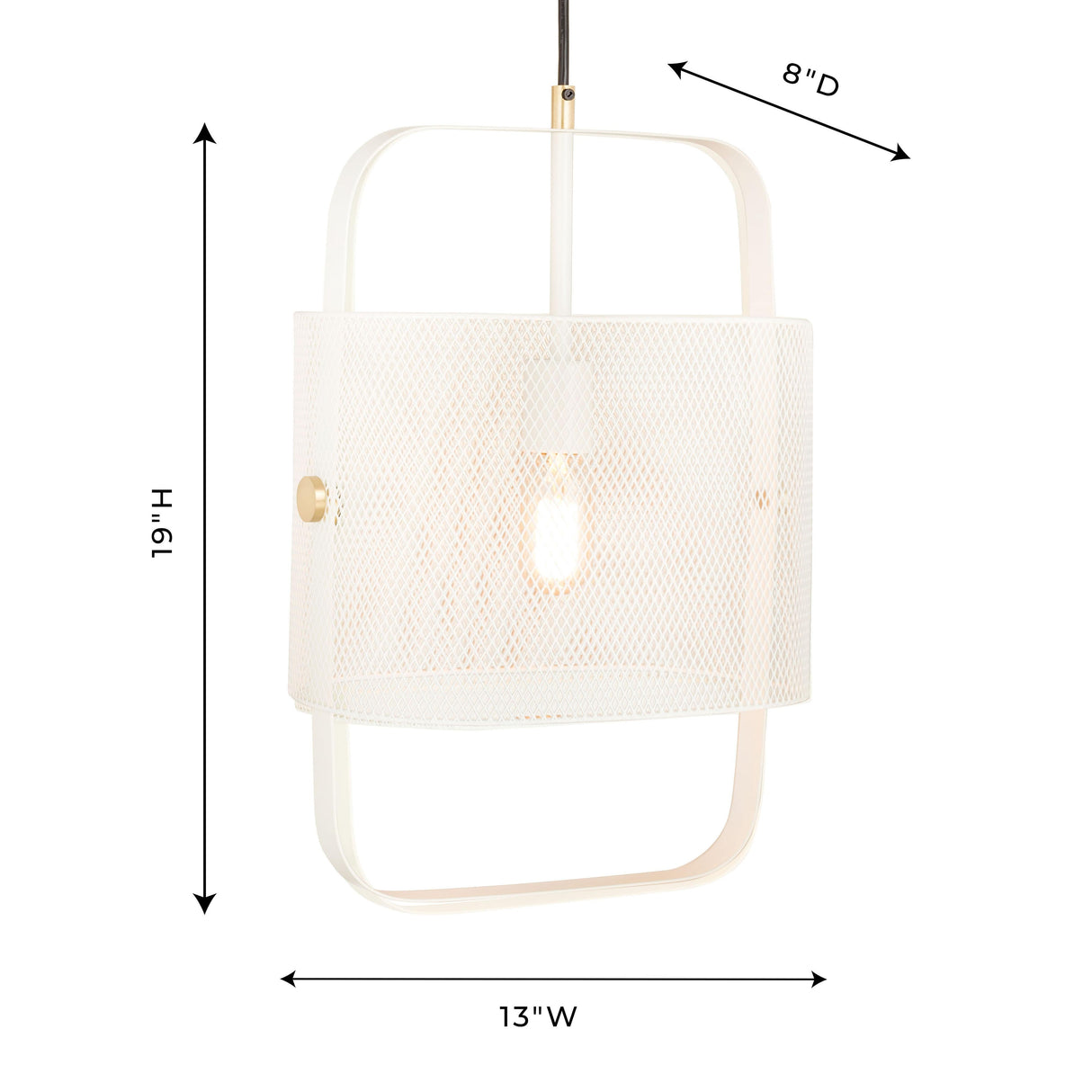 Klaus Iron Ceiling Pendant by TOV Furniture at Eve Furniture