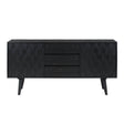 Valentina Black Acacia 59" Buffet by TOV Furniture at Eve Furniture